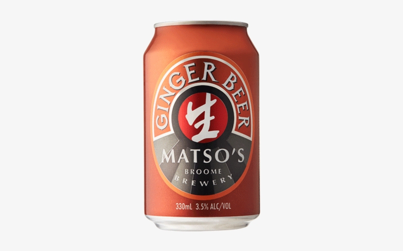 Ginger Beer Cans 24 Pack - Matsos Ginger Beer Can, transparent png download