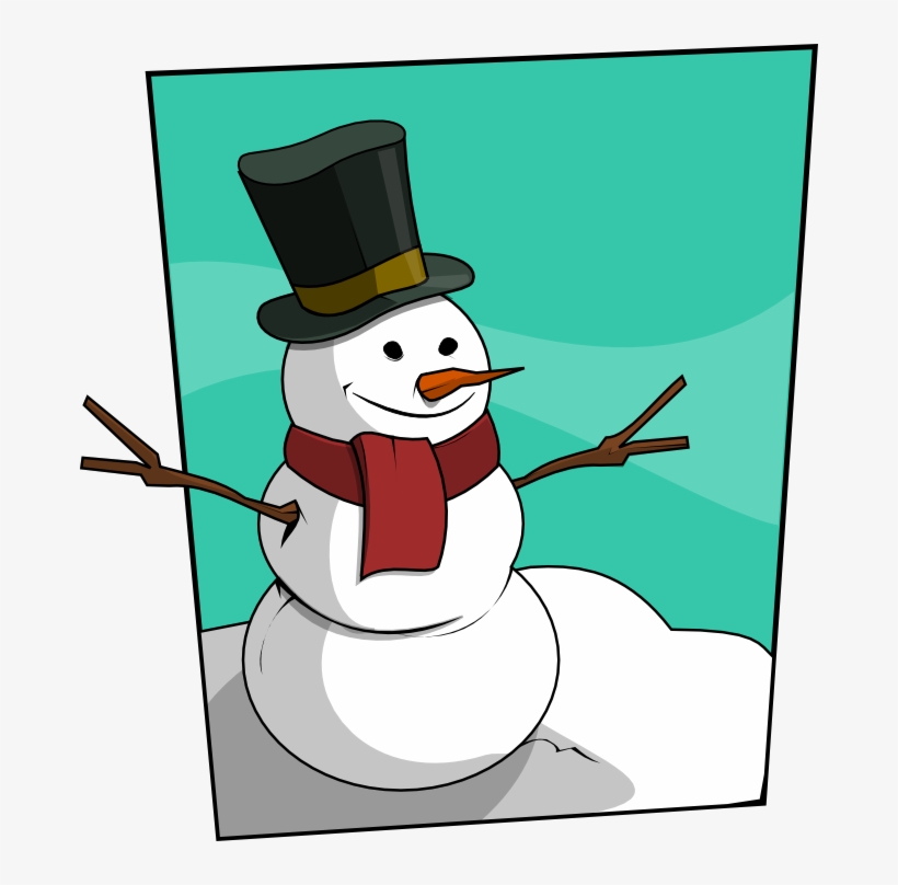 Free To Use Public Domain Snowman Clip Art - Clip Art, transparent png download