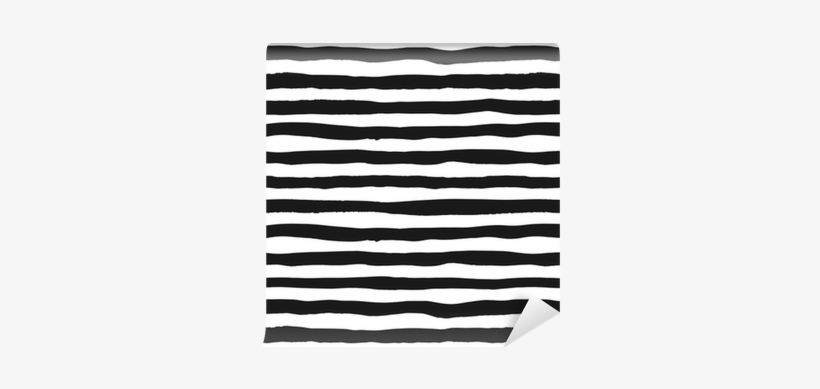 Grunge Seamless Pattern Of Black And White Lines, Seamless - Monochrome, transparent png download