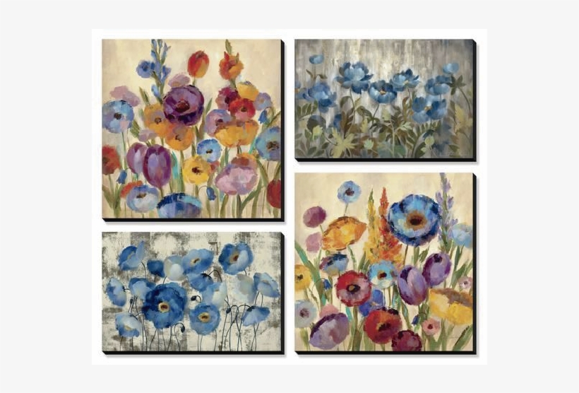 1 - Canvas Art Set: Vassileva's Garden Hues, 42x50in., transparent png download