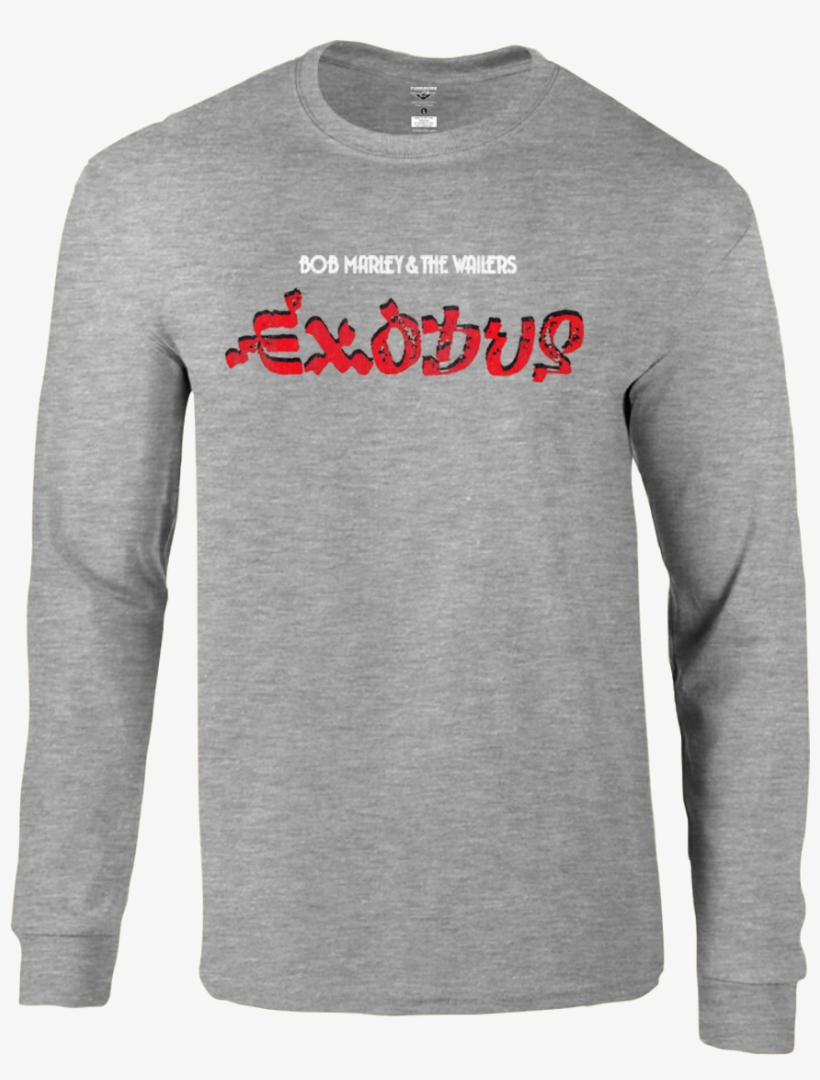 Bob Marley Exodus Tour Vintage Style Longsleeve T Shirt - Bob Marley Exodus Shirt, transparent png download
