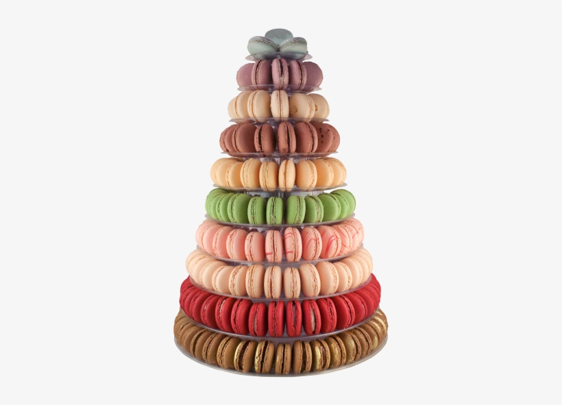 A Clear Plastic 10 Layer Tower Holding Up To 230 Macarons, - The Majestic, transparent png download