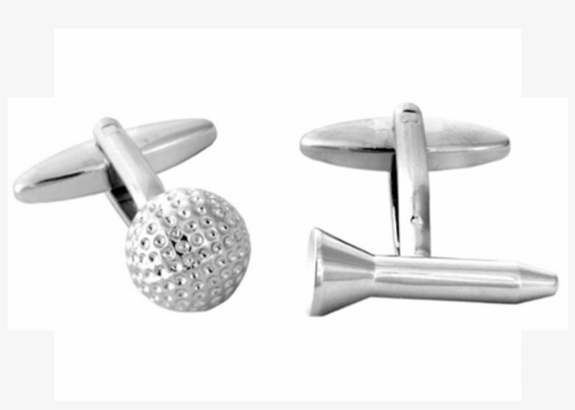 Golf Ball And Tee Cufflinks, transparent png download