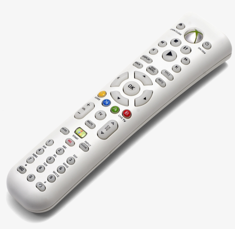 Xbox 360 Remote - Microsoft Xbox 360 Universal Media Remote Universal, transparent png download