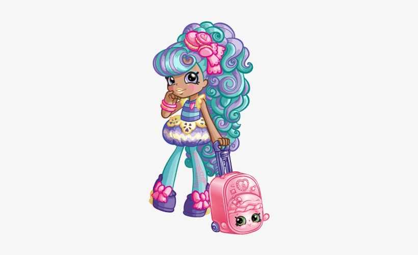 Spsk8 Europe Macy Macaron - Shopkins World Traveler Shoppies Set Of 2 Dolls Spaghetti, transparent png download