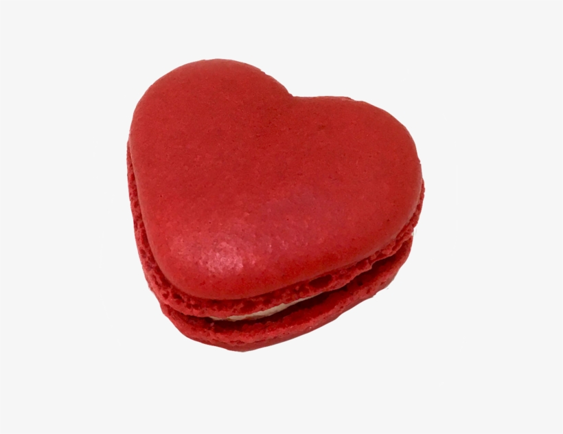 Heart Macaron Polyvore Red Candy Desserts Filler Moodboard - Red Moodboard Fillers, transparent png download