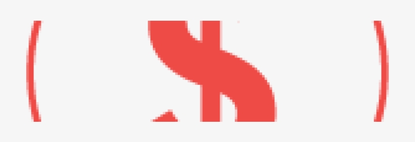Red Dollar Sign Icon - Clin D Oeil Reims, transparent png download