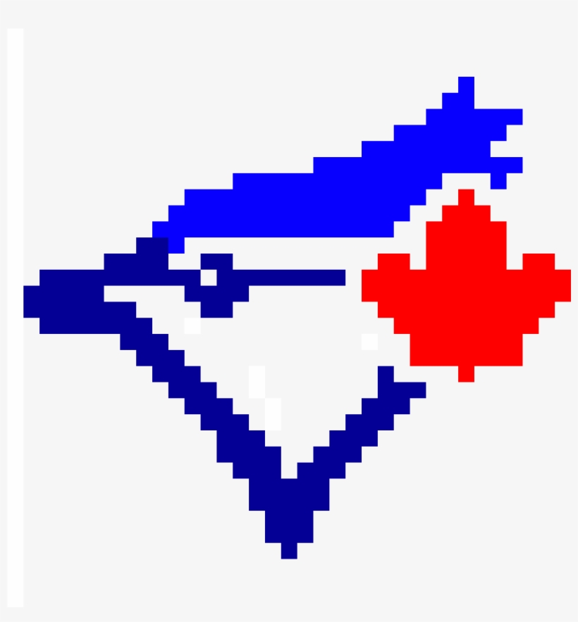Blue Jays Logo - Pixel Art, transparent png download