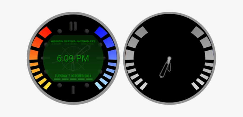 01 Secret Agent Watchface - Watch Faces For Smartwatches, transparent png download