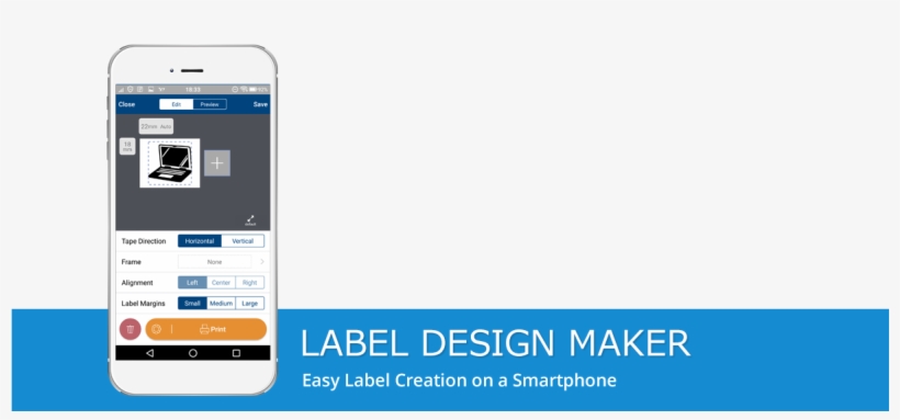 Label Design Maker Easy Label Creation On A Smartphone - Label, transparent png download