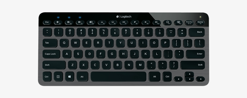Bluetooth Illuminated Keyboard K810 - K810 Bt Illuminated Keyboard, transparent png download