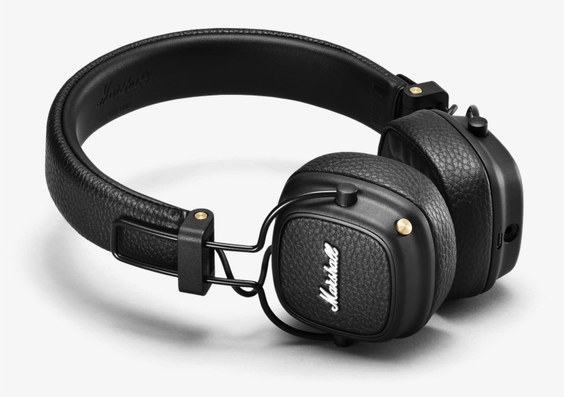 Major Iii Bluetooth Black - Marshall Headphones Major 3, transparent png download