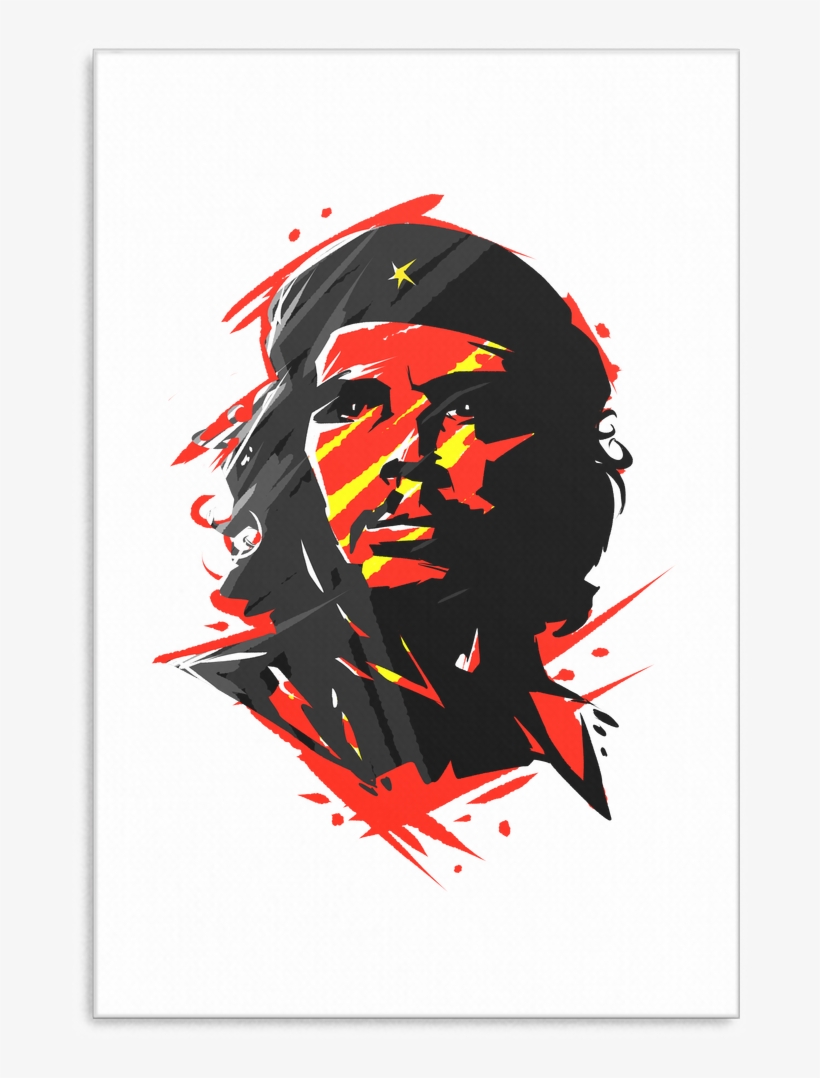 Che Guevara Argetine Leader Retro Canvas Art - Art, transparent png download