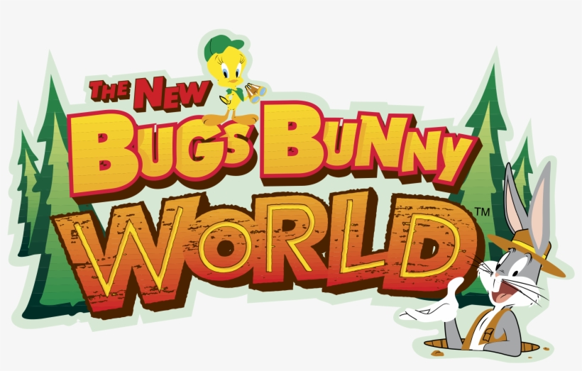The New Bugs Bunny World Logo Png Transparent - Bugs Bunny Logo Vector, transparent png download