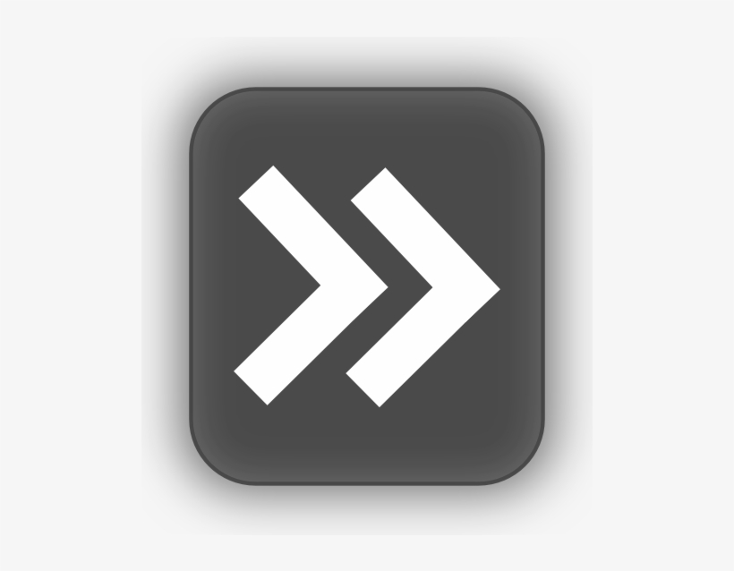 Gray Last Button Clip Art - Arrow Button Gray, transparent png download