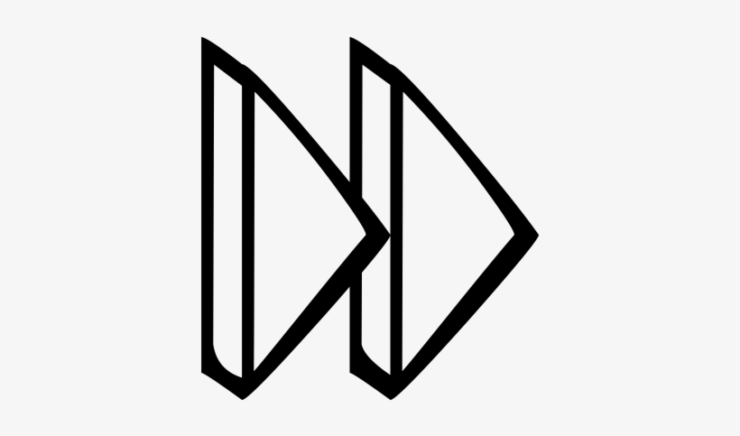 Forward Rubber Stamp - Triangle, transparent png download