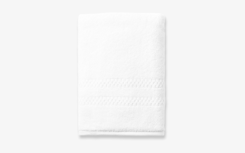 Minisquares White Bath - Towel, transparent png download