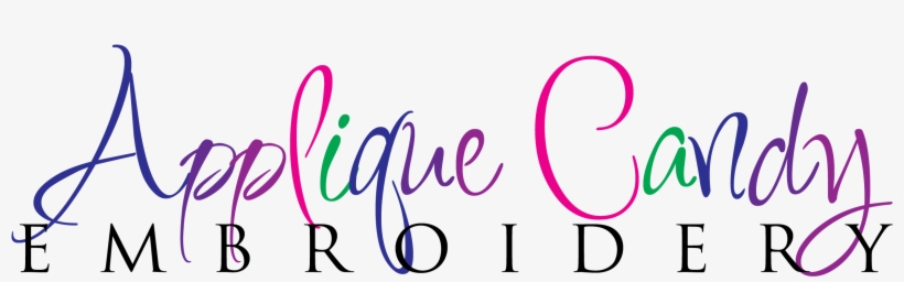Applique Candy Embroidery Digital Embroidery Designs - Calligraphy, transparent png download