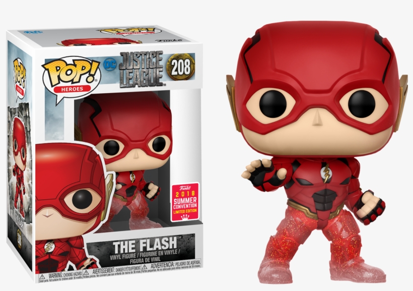 Justice League - Flash Running Funko Pop, transparent png download