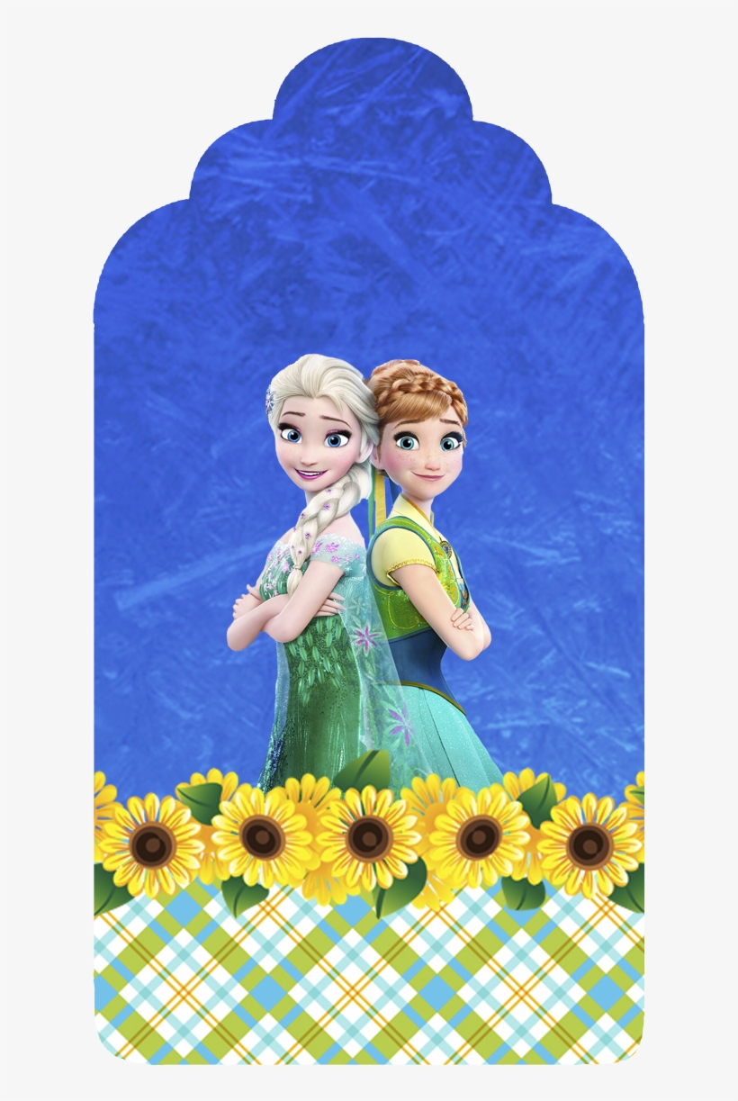Montando Minha Festa - Fondo Girasoles Frozen, transparent png download
