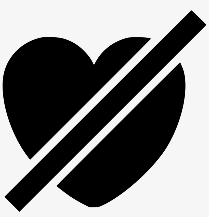 Dislike Function Heart Hate Function Comments - Portable Network Graphics, transparent png download