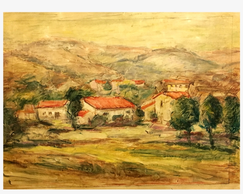 South American School “hillside Town” Circa - Village, transparent png download