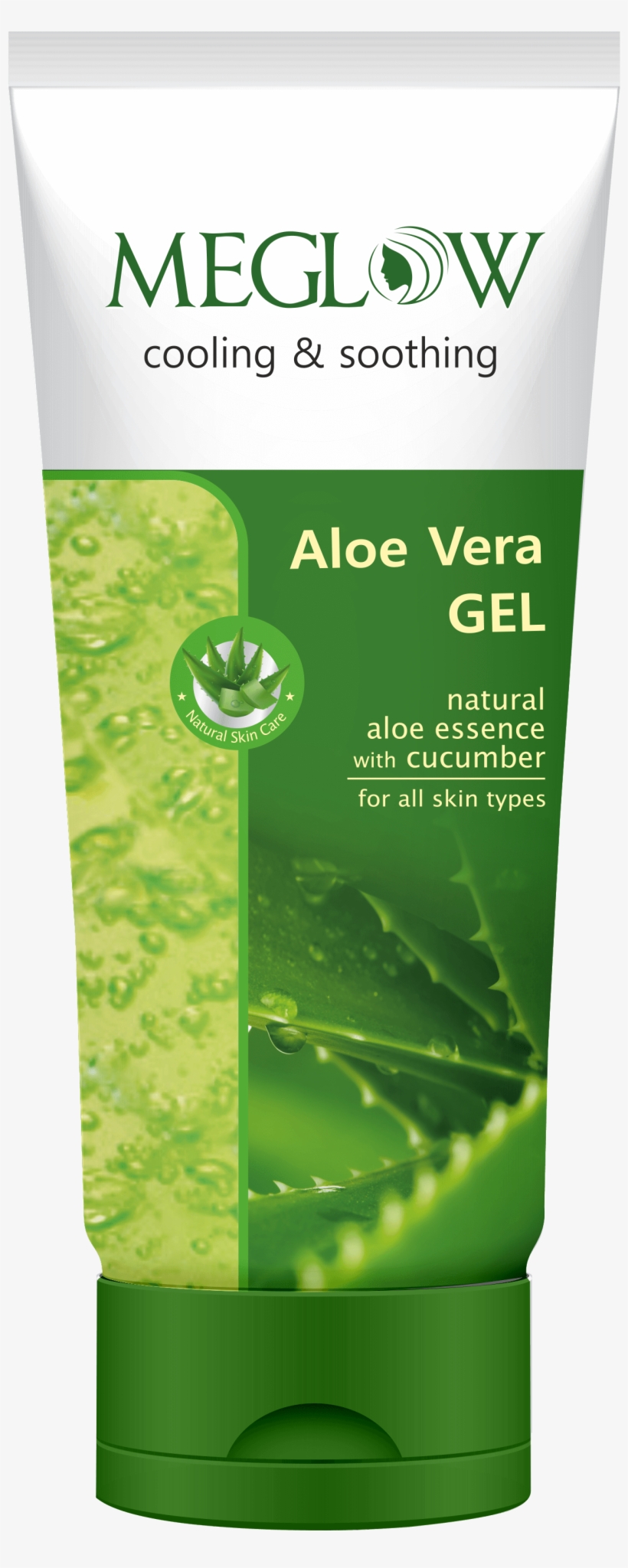 Meglow Aloevera Gel - Meglow Aloe Vera Gel, transparent png download