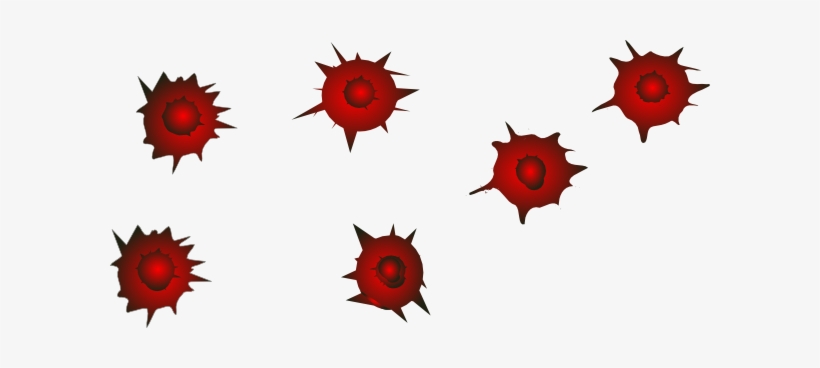 Gunshot 20clipart - Bullet Holes Transparent, transparent png download