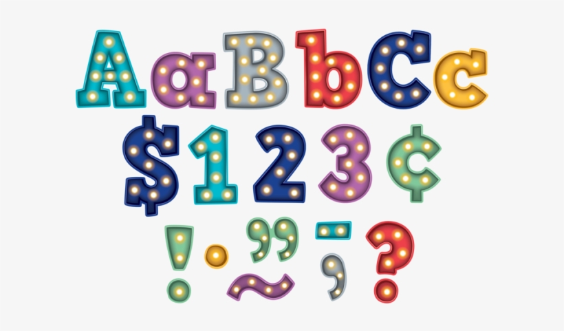 4 - Marquee Bulletin Board Letters, transparent png download