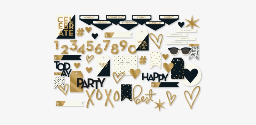 Mixed Bag De Recortes Yes Please - My Minds Eye Yes, Please Mixed Bag Cardstock Die-cuts, transparent png download