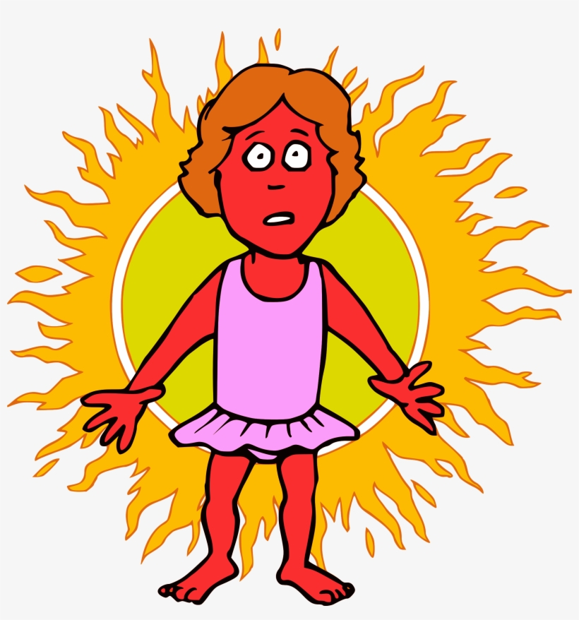 Wound Clipart Ouch - Sun Burn Transparent PNG - 2346x2400 - Free