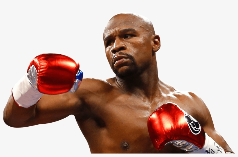 Boxer Drawing Boxing Man - Floyd Mayweather White Background, transparent png download