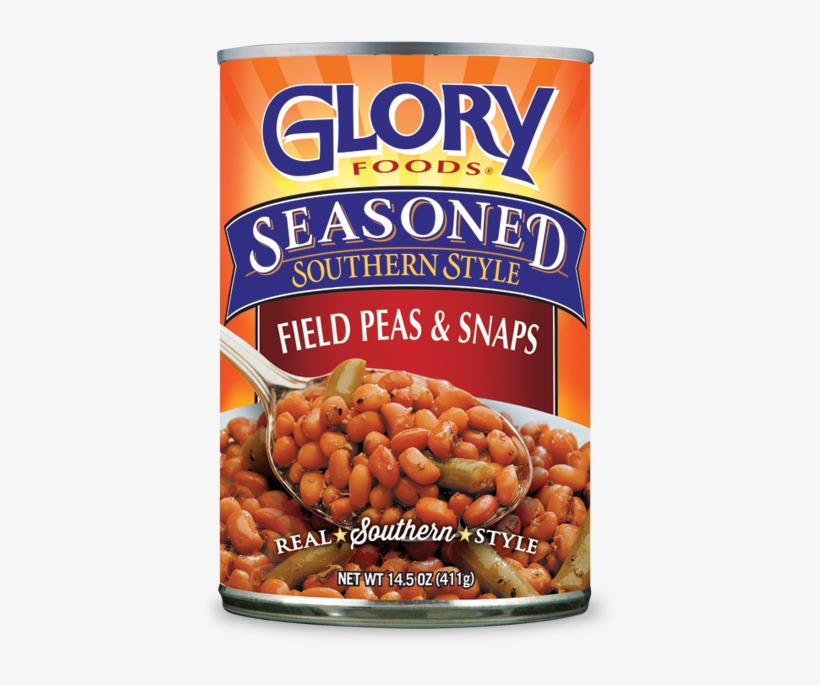 Seasoned Field Peas With Snaps - Glory Foods Seasoned Country Cabbage, Southern Style, transparent png download