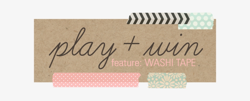 Play And Win Featured Product Washi Tape By Sahlin, transparent png download