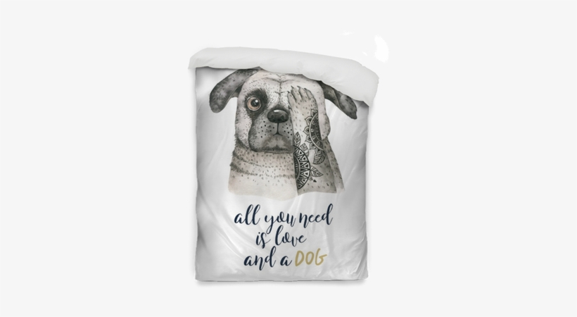 Watercolor Closeup Portrait Of Cute Dog - Watercolor Painting, transparent png download