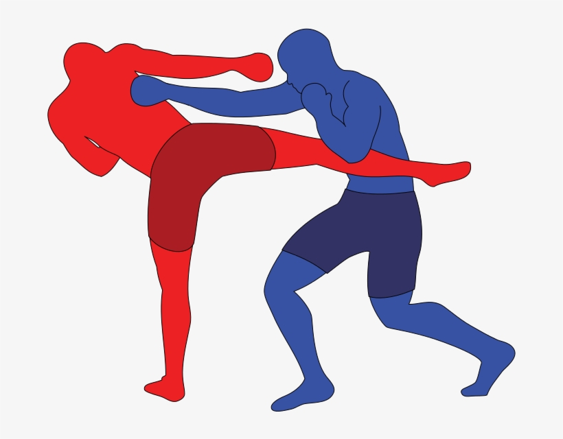 Punch Counter Mid Kick - Punch Kick, transparent png download