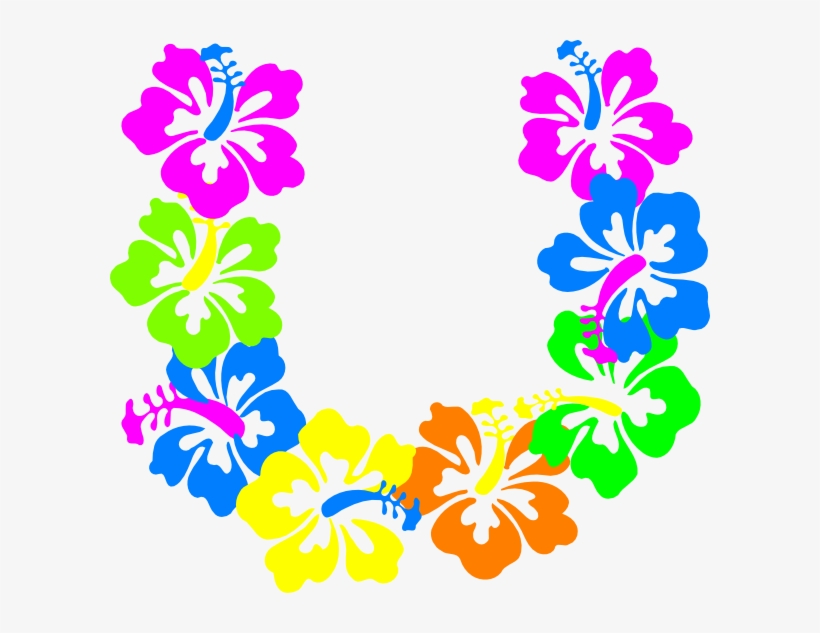 Hawaii Clipart Hawaiian Floral - Hibiscus Clip Art, transparent png download