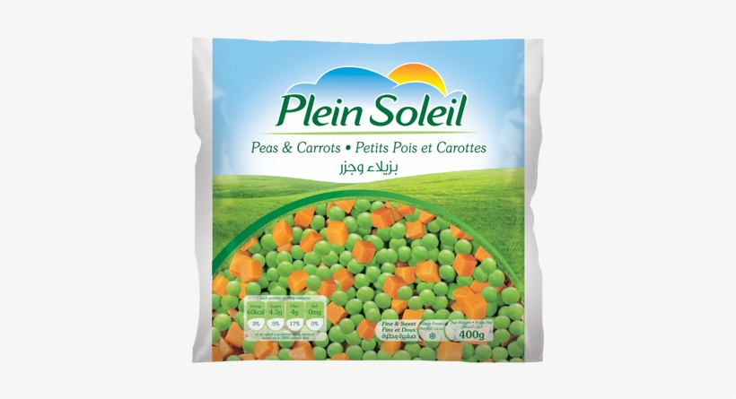 Peas & Carrots - Plein Soleil Frozen Vegetables, transparent png download