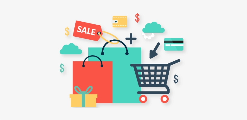 Shopping Cart - Sale, transparent png download