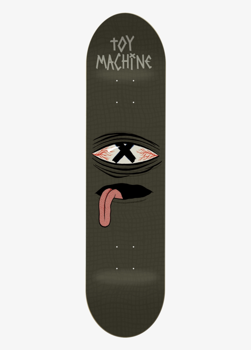 Toy Machine Crossed Out - Toy Machine Sect Eye Crossed Out Complete Skateboard, transparent png download