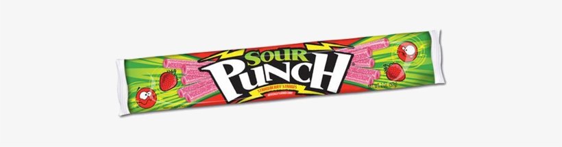 Strawberry Sour Punch Straws Candy - Sour Punch Straws Cherry, transparent png download