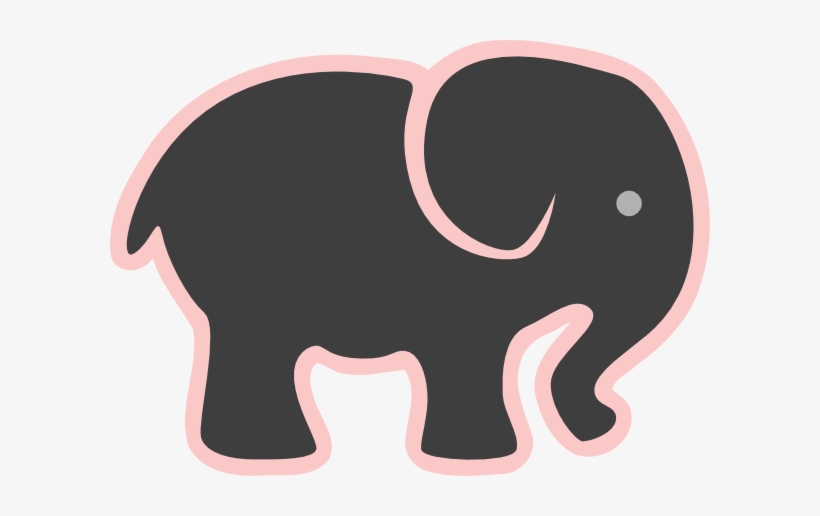 This Free Clipart Png Design Of Grey Elephant Clipart, transparent png download
