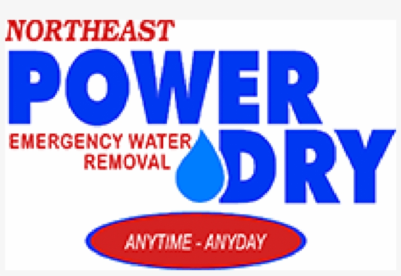 Water Damage Restoration - Northeast Power Dry, transparent png download