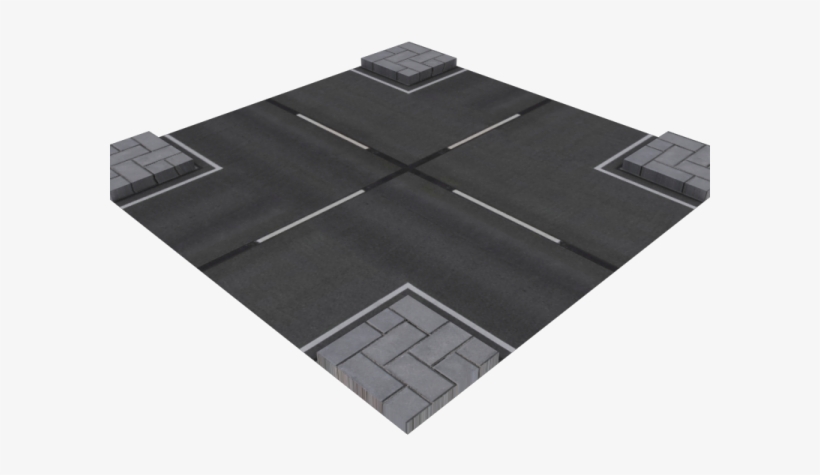 Road Intersection - Road, transparent png download