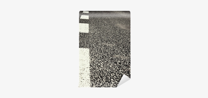 Asphalt Road Texture With Stripes Wall Mural • Pixers® - Road, transparent png download