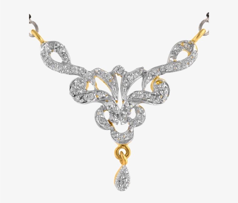 Angel Wing Cross Necklace, transparent png download