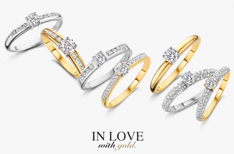 Blush 1135wzi Witgouden Ring Met Zirkonia, transparent png download