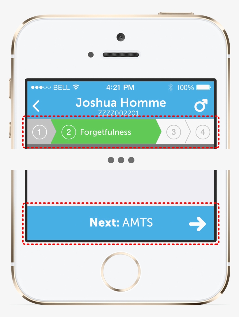 Every Step Of The Assessment Has Two Key Elements - Next Button In Mobile App, transparent png download