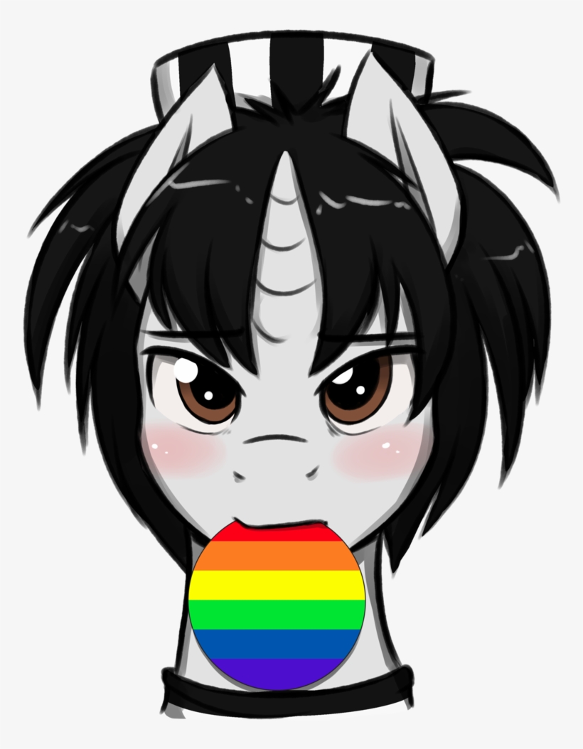 Jcosneverexisted, Blushing, Cute, Gay Pride Flag, Lgbt, - Oc Creative, transparent png download