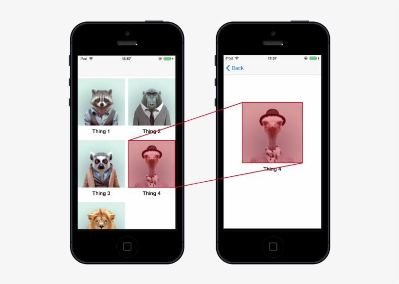 Ios7 Interactive Transitions - Collectionview Transition, transparent png download